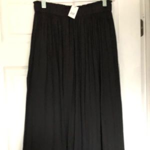 Pleated Black Skirt